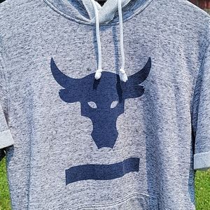 Under armour project rock short sleeve hoody